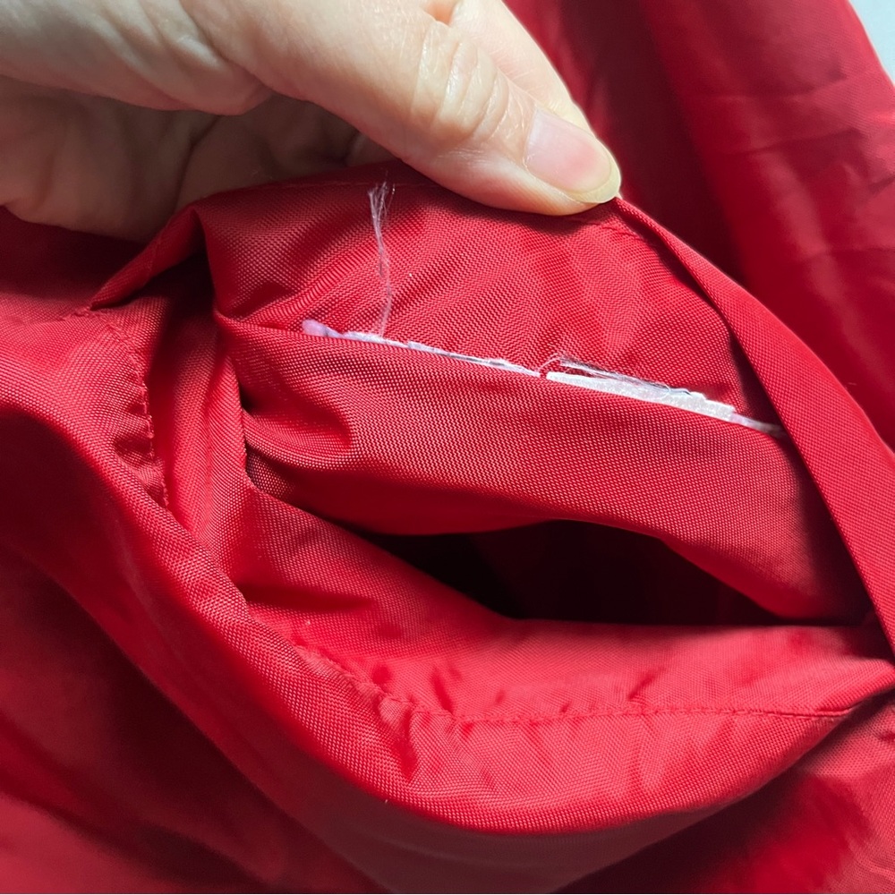 Vintage Nike Reversible Zip-Up Hoodie Red/Grey Zip Front Rare Find Men’s Sz 2XL - Picture 5 of 14
